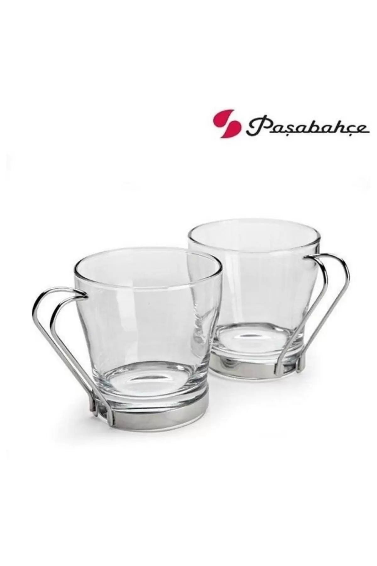 Pasabahce Chroma Set of 2 Pcs Tea Cups 210cc Clear - Premium Mugs from Pasabahce - Just $20! 