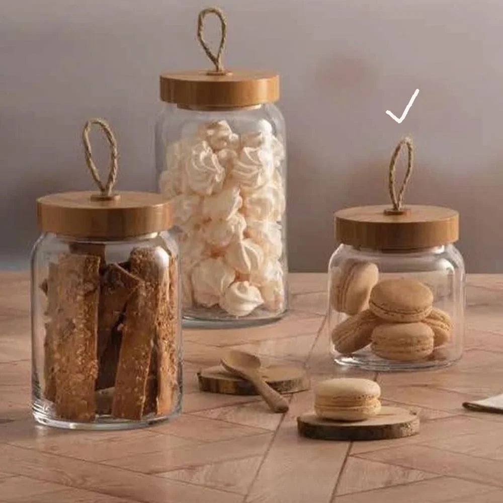 Pasabahce Woody Jar 575cc Clear - Premium Jar from Pasabahce Essentials - Just $25! 