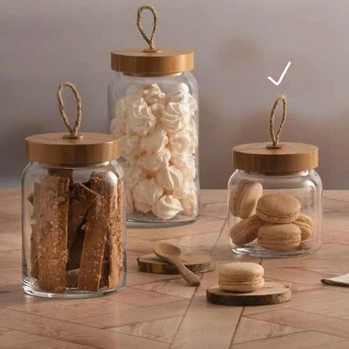 Pasabahce Woody Jar 575cc Clear - Premium Jar from Pasabahce Essentials - Just $25! 