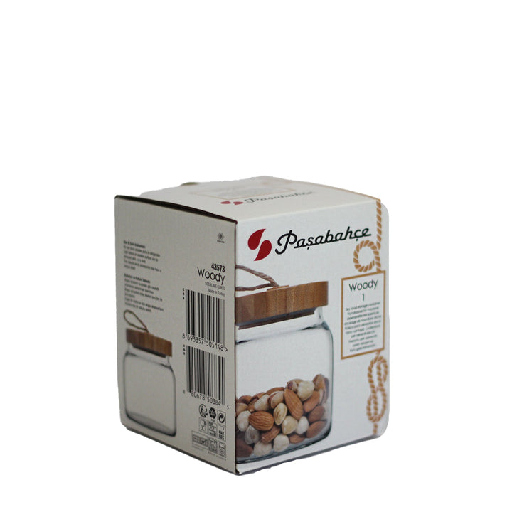 Pasabahce Woody Jar 575cc Clear - Premium Jar from Pasabahce Essentials - Just $25! 