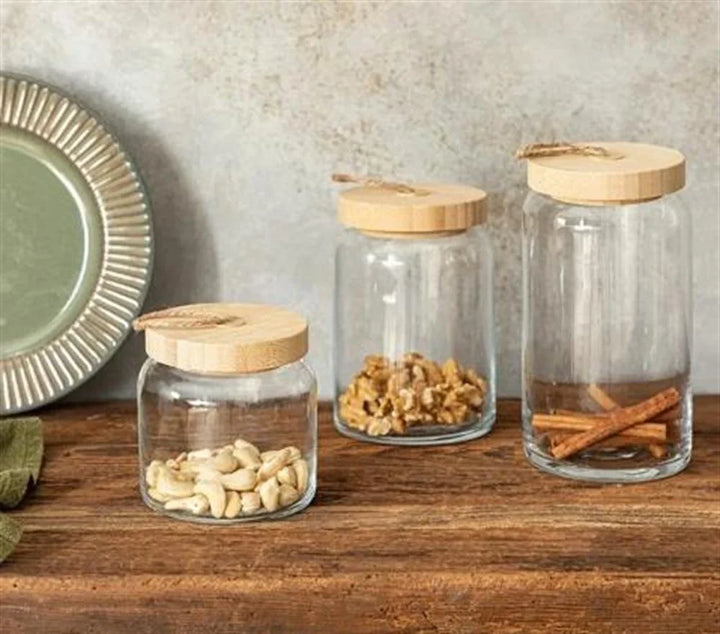 Pasabahce Woody Jar 575cc Clear - Premium Jar from Pasabahce Essentials - Just $25! 