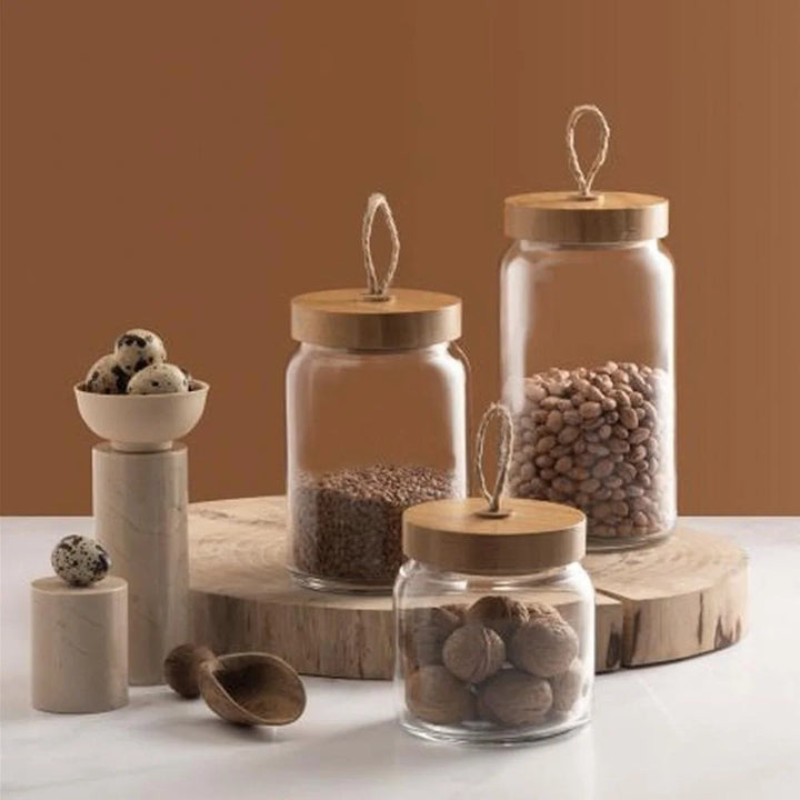 Pasabahce Woody Jar 575cc Clear - Premium Jar from Pasabahce Essentials - Just $25! 