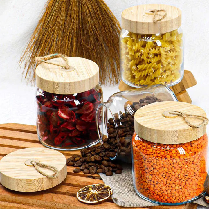 Pasabahce Woody Jar 575cc Clear - Premium Jar from Pasabahce Essentials - Just $25! 