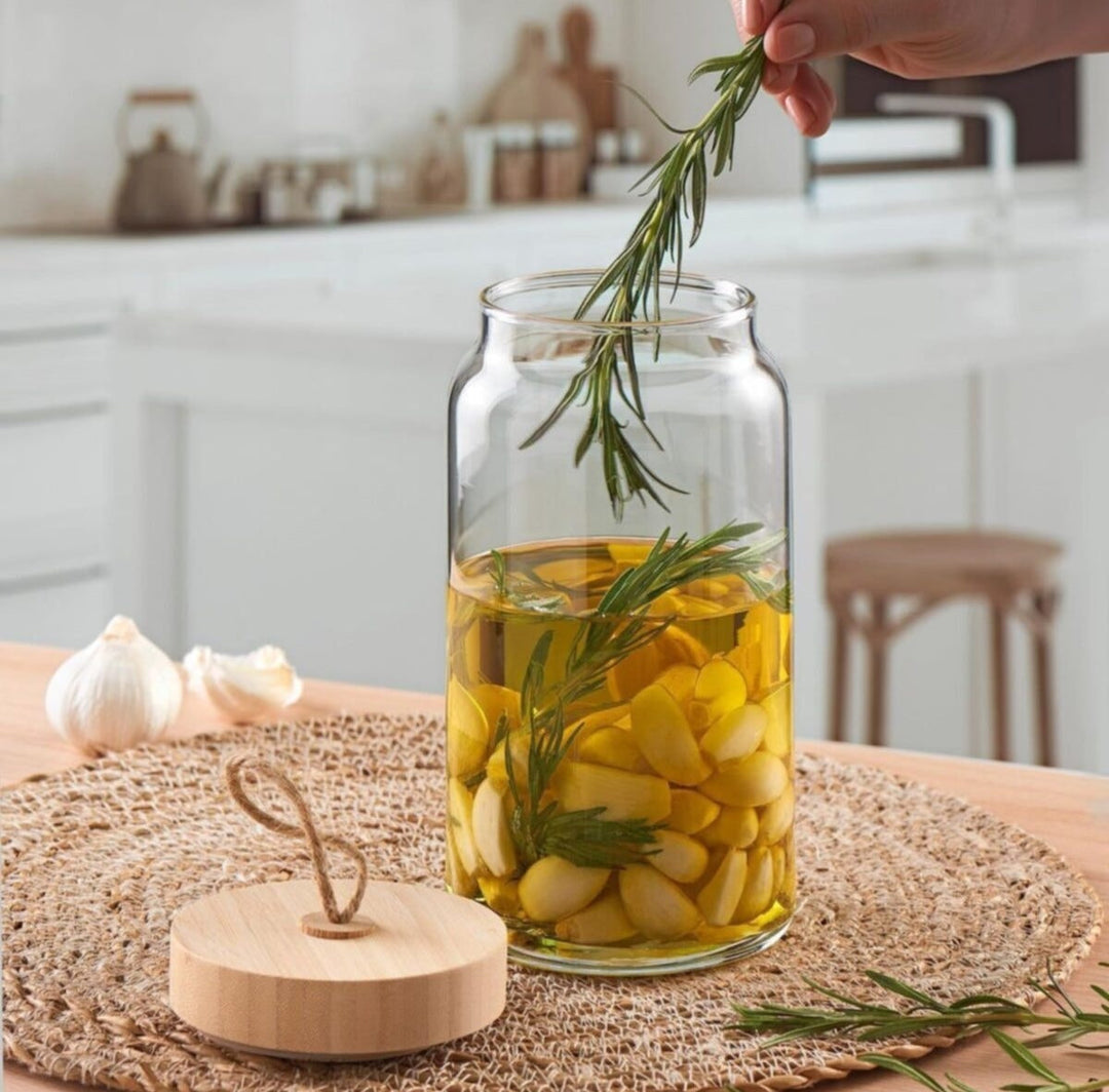 Pasabahce Woody Jar 1130cc Clear - Premium Jar from Pasabahce Essentials - Just $40! 
