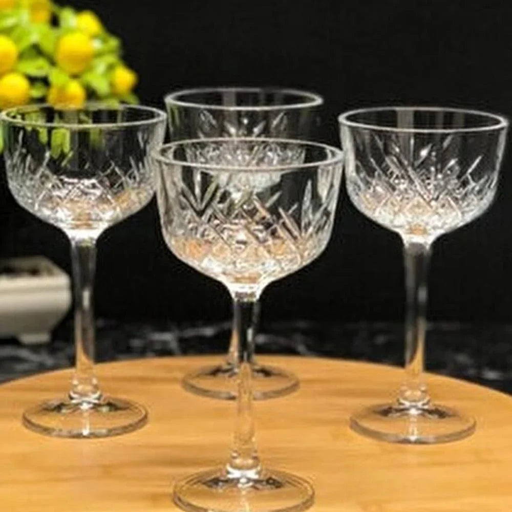 Pasabahce Timeless Set of 4pcs Stemware's 160cc Clear - Premium Stemware from Pasabahce Essentials - Just $50! 