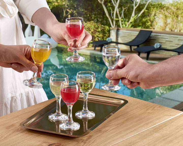 Pasabahce Bistro Set of 6 Pcs Shot Glass 60cc Clear - Premium Shot Glass from Pasabahce Essentials - Just $20! 