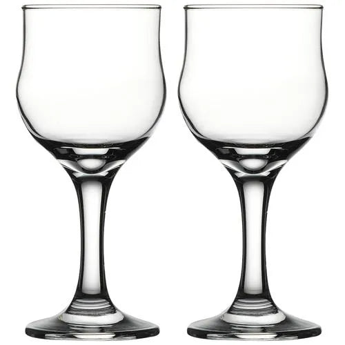 Pasabahce Tulip Set of 6pcs Red Wine 240cc Clear - Premium  from Pasabahce Essentials - Just $25! 