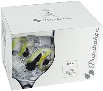 Pasabahce Tulip Set of 6pcs Stemwares 440cc Clear - Premium Stemware from Pasabahce Essentials - Just $25! 