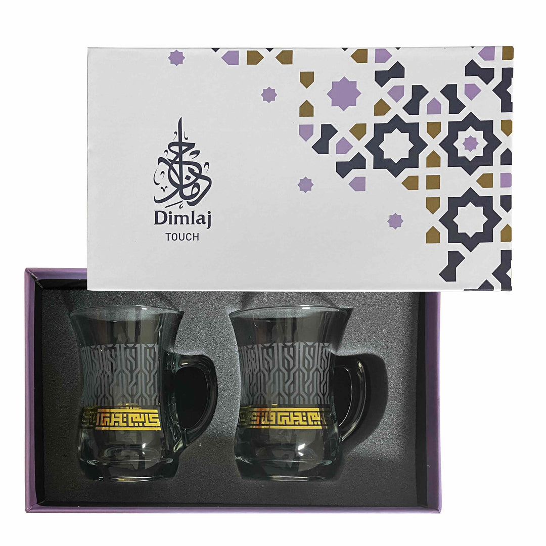 Dimlaj Touch Alexander Set of 2pcs Mugs Gold - Premium  from Dimlaj Touch - Just $90! 