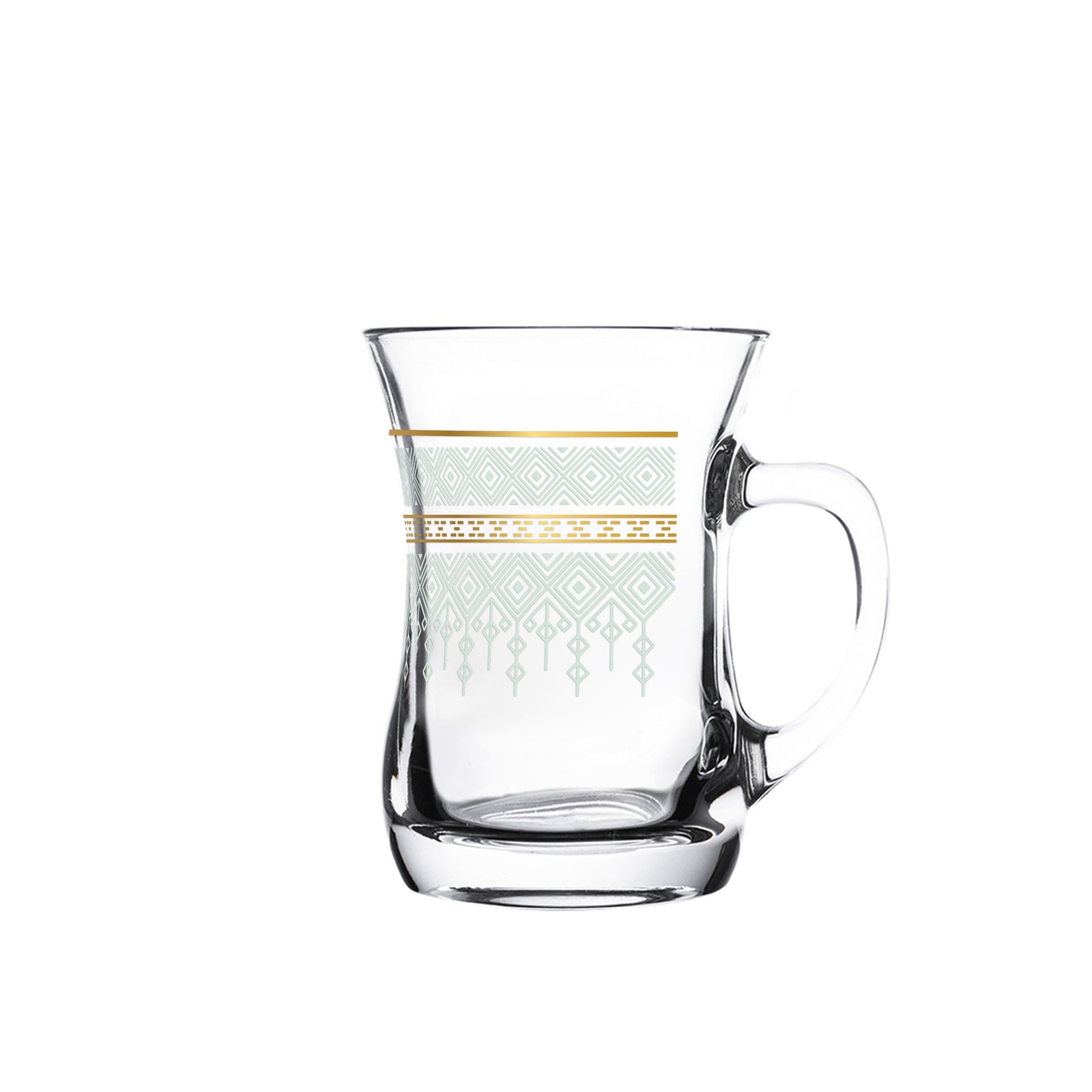 Dimlaj Touch Le Voile Set of 2 Pcs Mugs Gold - Premium Tea Cups from Dimlaj Touch - Just $45! 