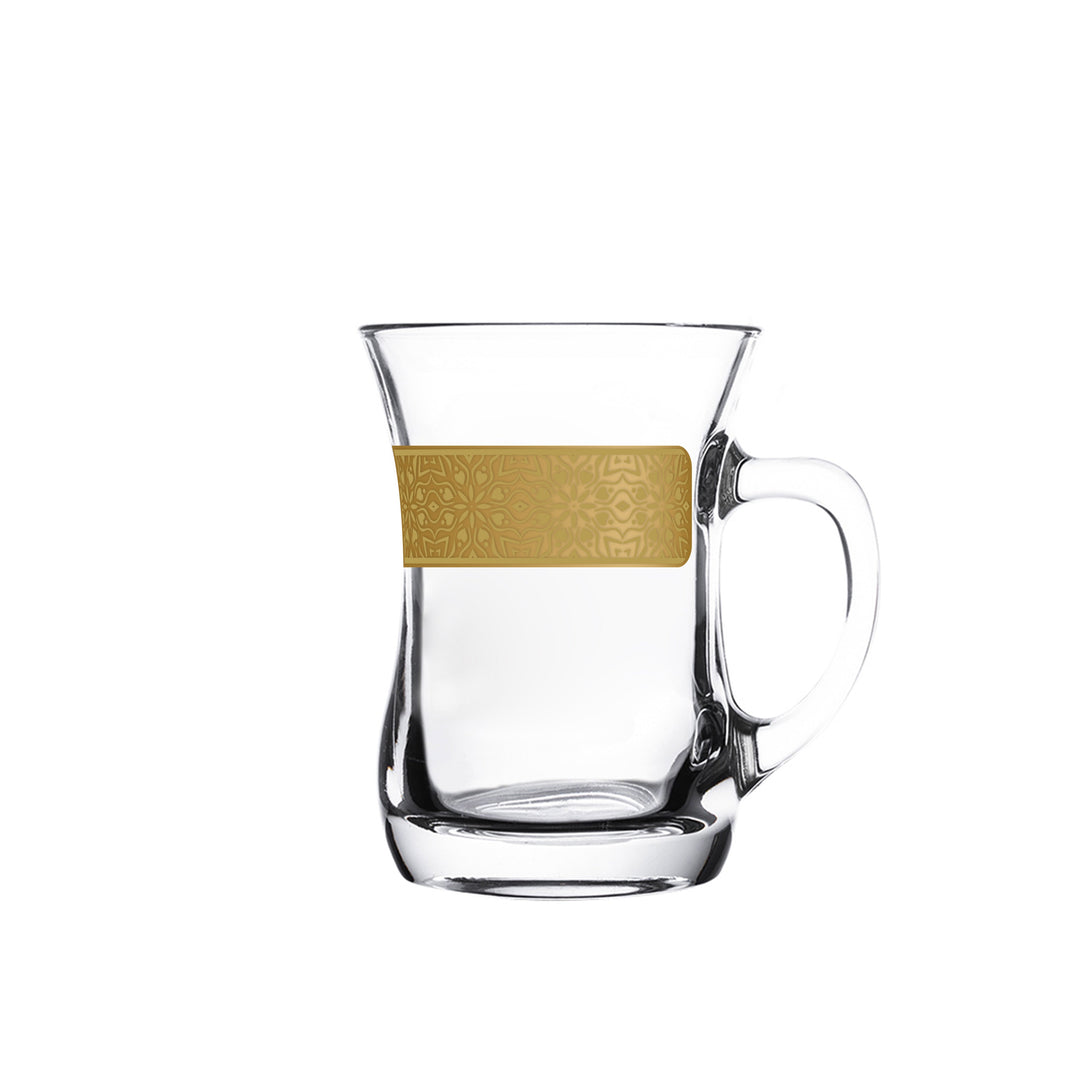 Dimlaj Touch Vision Set of 2 Pcs Mugs Gold - Premium Tea Cups from Dimlaj Touch - Just $90! 