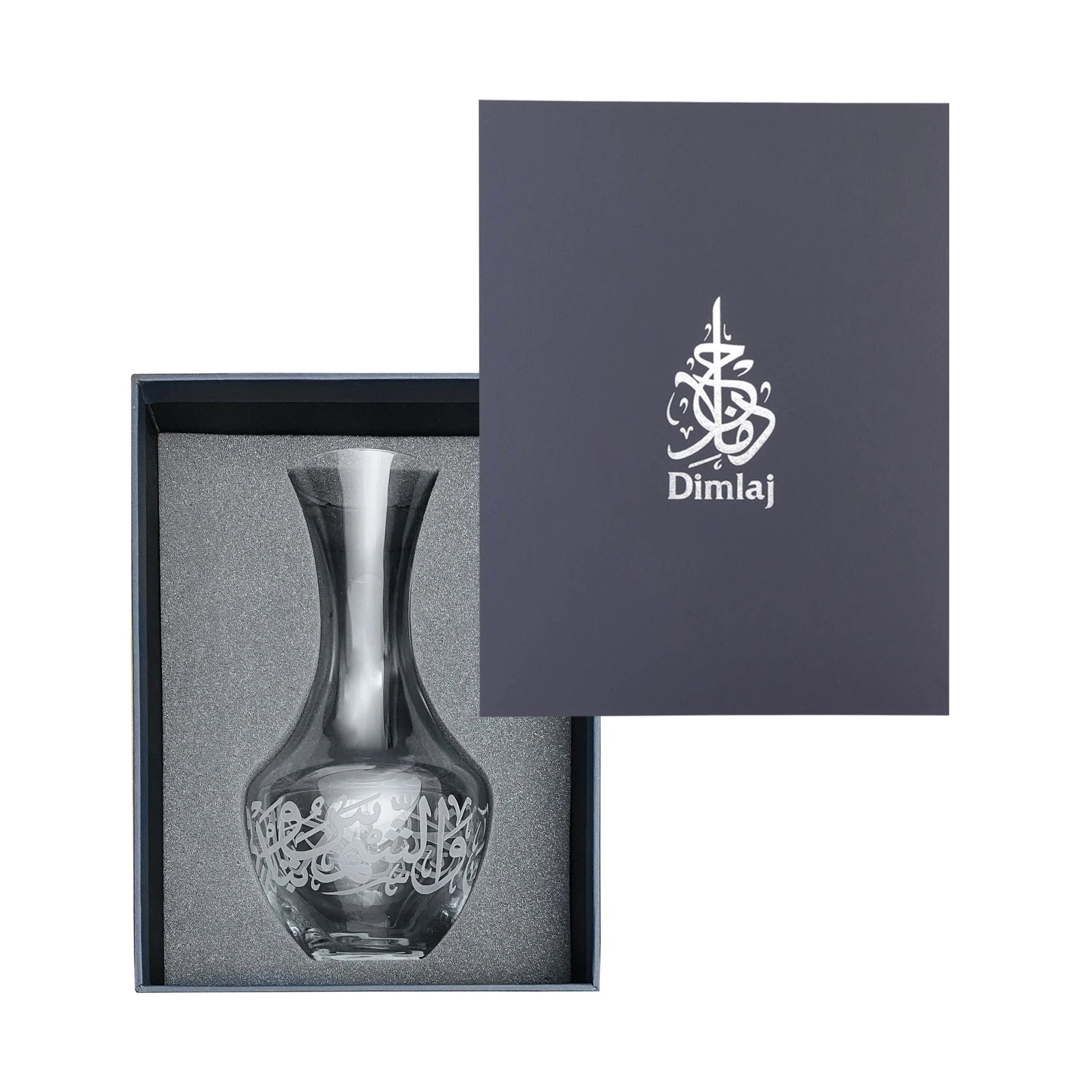 Dimlaj Thuluth Crystal Carafe (Engraved) - Premium  from Thuluth By Dimlaj - Just $600! 