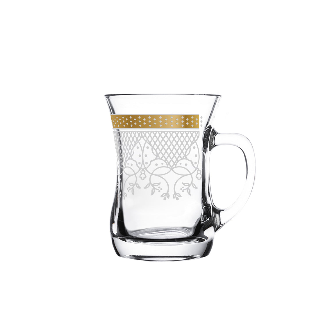 Dimlaj Touch Sitara Set of 2 Pcs Mugs Gold - Premium Tea Cups from Dimlaj Touch - Just $90! 