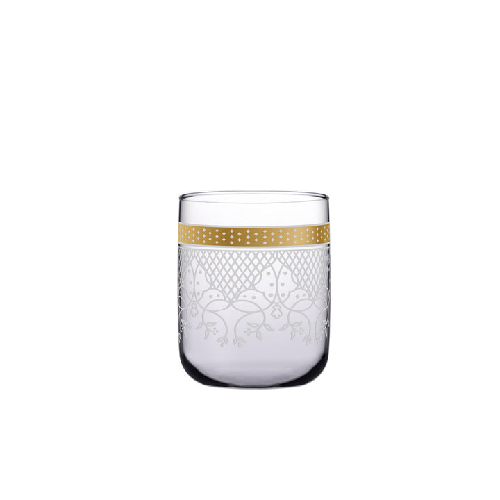 Dimlaj Touch Sitara Set of 6 Pcs Short Tumblers Gold - Premium  from Dimlaj Touch - Just $200! 