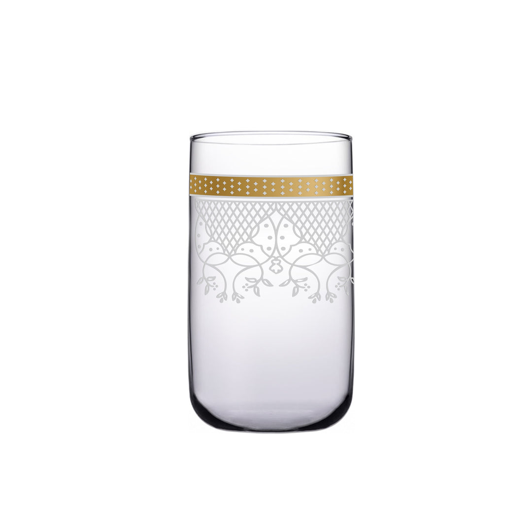 Dimlaj Touch Sitara Set of 6 Pcs Long Tumblers Gold - Premium  from Dimlaj Touch - Just $200! 