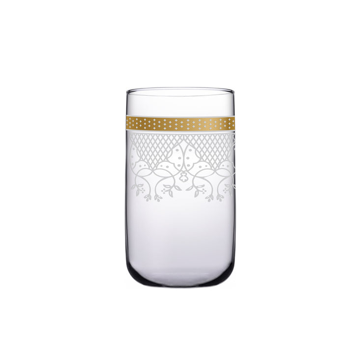 Dimlaj Touch Sitara Set of 6 Pcs Long Tumblers Gold - Premium  from Dimlaj Touch - Just $200! 