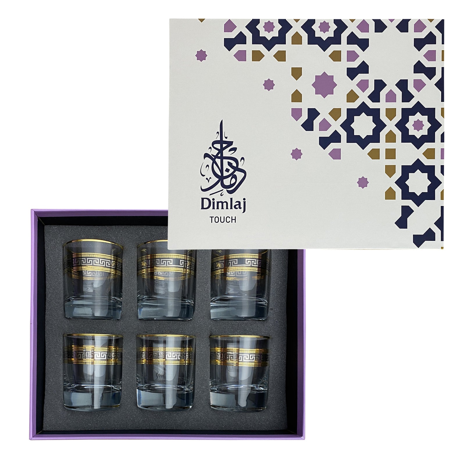 Dimlaj Touch Minerva Set of 6 Pcs Tumblers Gold - Premium  from Dimlaj Touch - Just $200! 