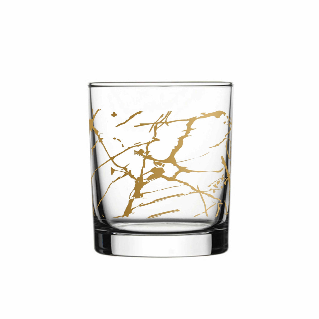 Dimlaj Touch Quatz Set of 6 Pcs Tumblers Gold - Premium  from Dimlaj Touch - Just $200! 