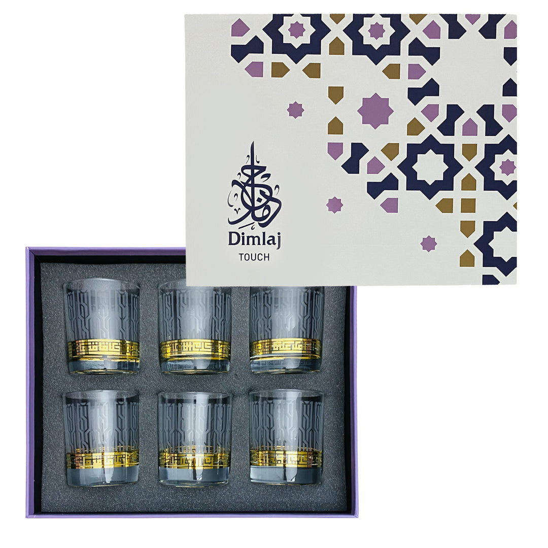 Dimlaj Touch Alexander Set of 6pcs Tumblers Gold - Premium  from Dimlaj Touch - Just $200! 