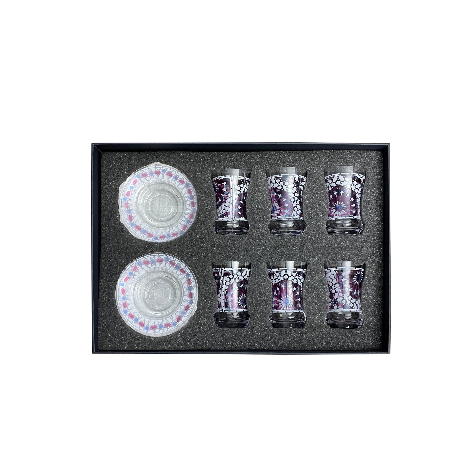 Dimlaj Abstract Set of 6 Pcs Tea Cups and Saucers - Premium Tea Cups from Dimlaj - Just $375! 