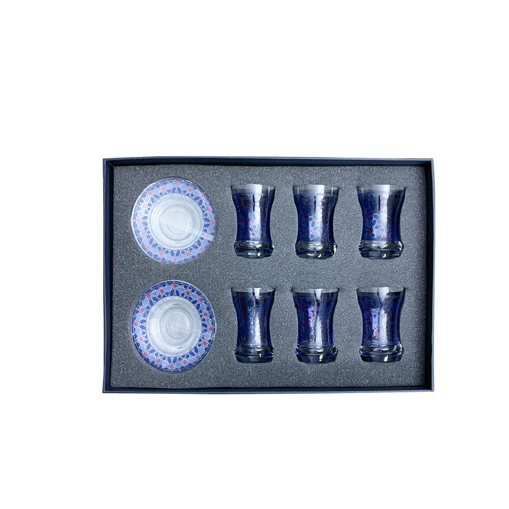 Dimlaj Abstract Set of 6 Pcs Tea Cups and Saucers - Premium Tea Cups from Dimlaj - Just $375! 