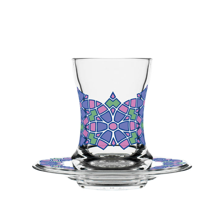 Dimlaj Abstract Set of 6 Pcs Tea Cups and Saucers - Premium Tea Cups from Dimlaj - Just $375! 