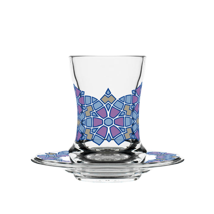 Dimlaj Abstract Set of 6 Pcs Tea Cups and Saucers - Premium Tea Cups from Dimlaj - Just $375! 