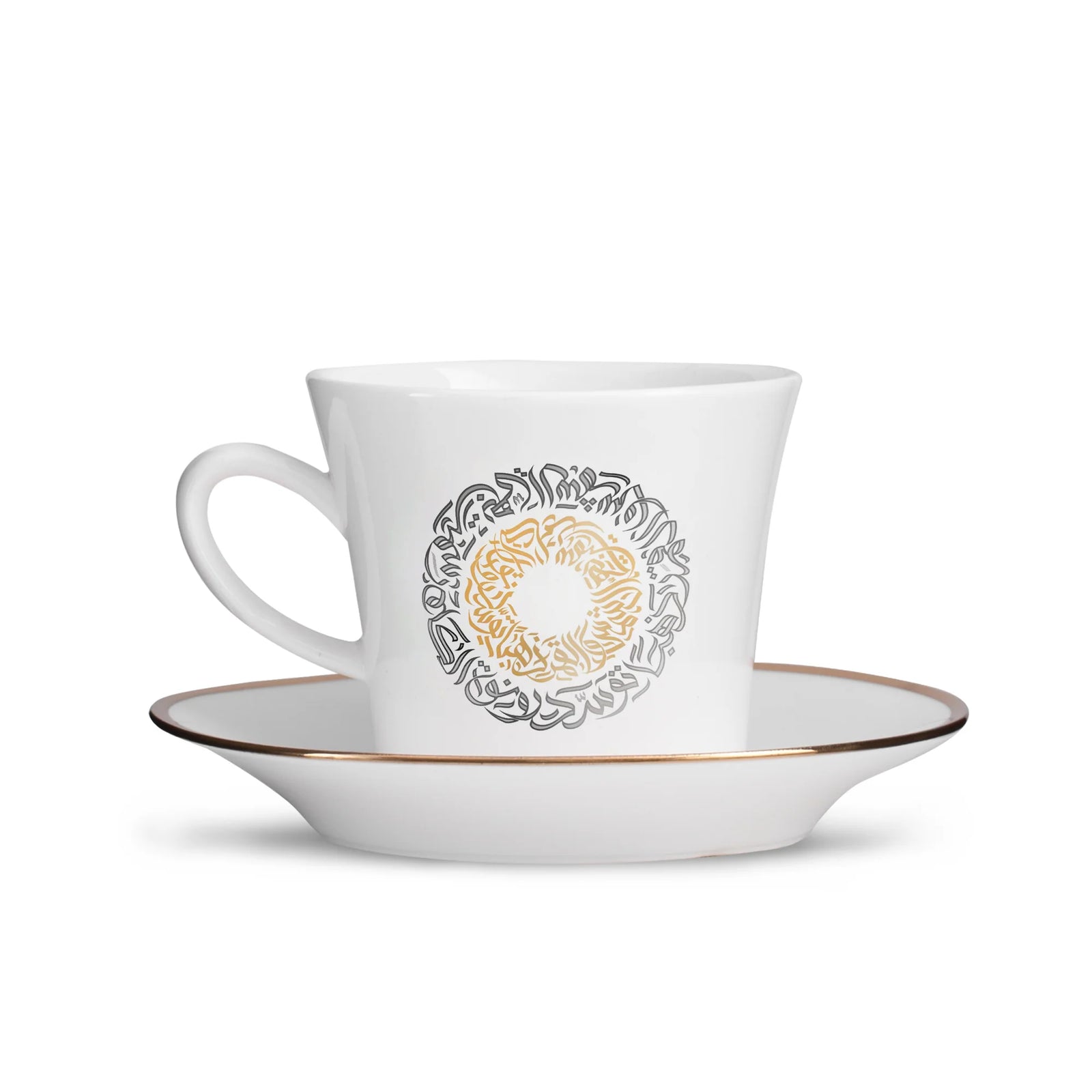 Dimlaj Qamar Set of 6 Pcs Tea Cups and Saucers - Premium Tea Cups from Qamar By Dimlaj - Just $450! 