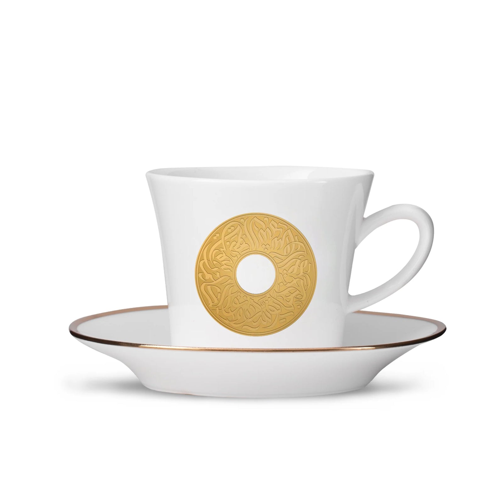 Dimlaj Qamar Set of 6 Pcs Tea Cups and Saucers - Premium Tea Cups from Qamar By Dimlaj - Just $450! 