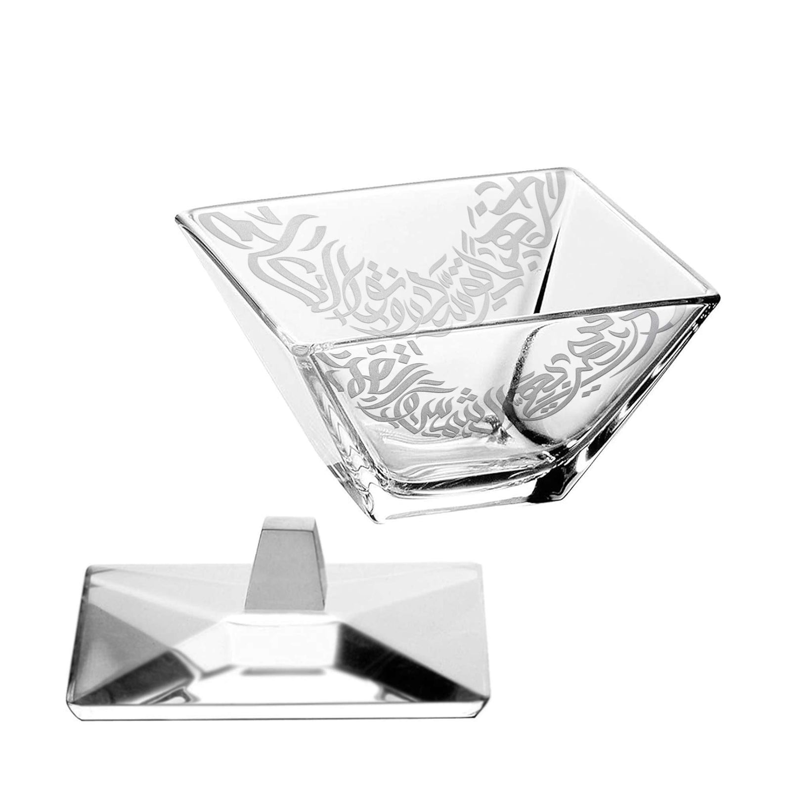Dimlaj Qamar Serving Bowl with Lid (Engraved) - Premium Serving Bowls from Qamar By Dimlaj - Just $360! 