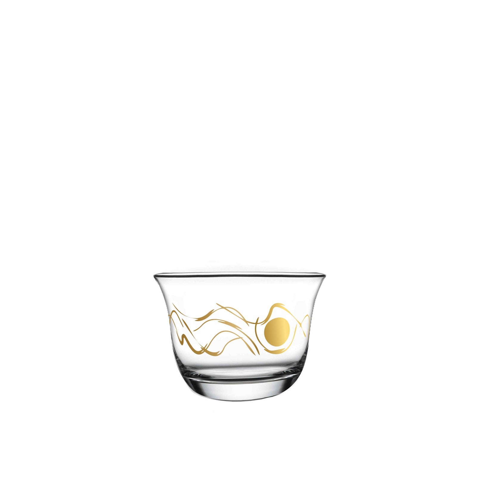 Dimlaj Touch Kawkab Set of 12 Pcs Cawa Cups Gold - Premium Cawa Cups from Dimlaj Touch - Just $135! 