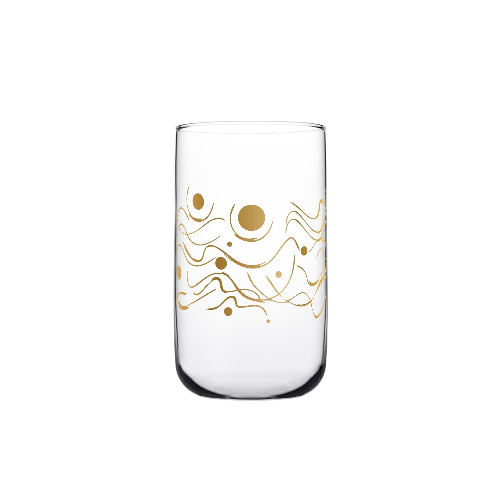 Dimlaj Touch Kawkab Set of 6 Pcs Long Tumblers Gold - Premium  from Dimlaj Touch - Just $135! 