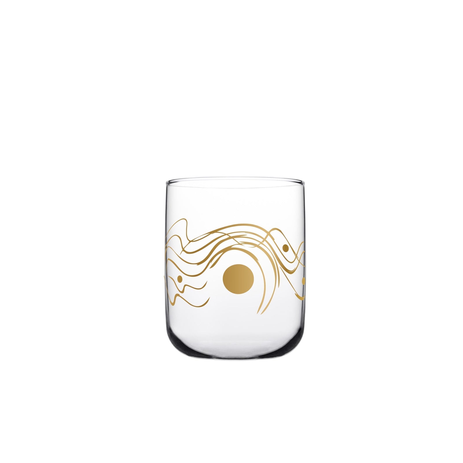 Dimlaj Touch Kawkab Set of 6 Pcs Short Tumblers Gold - Premium  from Dimlaj Touch - Just $135! 