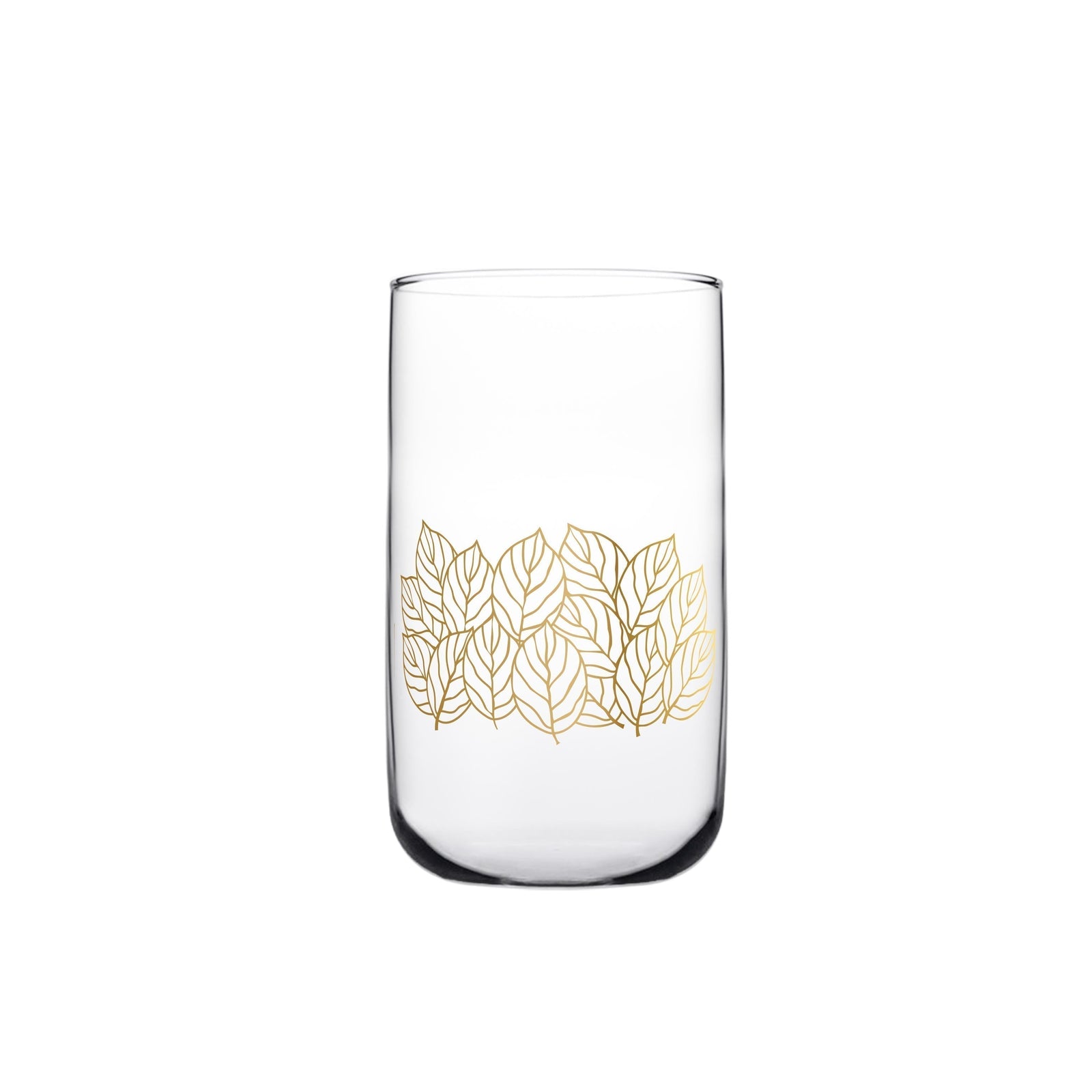 Dimlaj Touch Floret Set of 6 Pcs Long Tumblers Gold - Premium  from Dimlaj Touch - Just $135! 