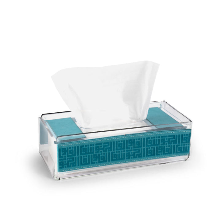 Dimlaj Shafa Acrylic Tissue Box Holder Turquoise - Premium  from Shafa By Dimlaj - Just $275! 