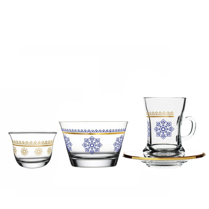 Dimlaj Touch Aster Set of 19 Pcs Assorted Drinkware - Premium  from Dimlaj Touch - Just $175! 