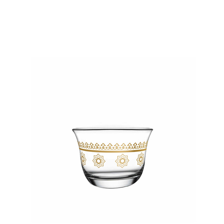 Dimlaj Touch Aster Set of 12 Pcs Cawa Cups Gold - Premium Cawa Cups from Dimlaj Touch - Just $89! 