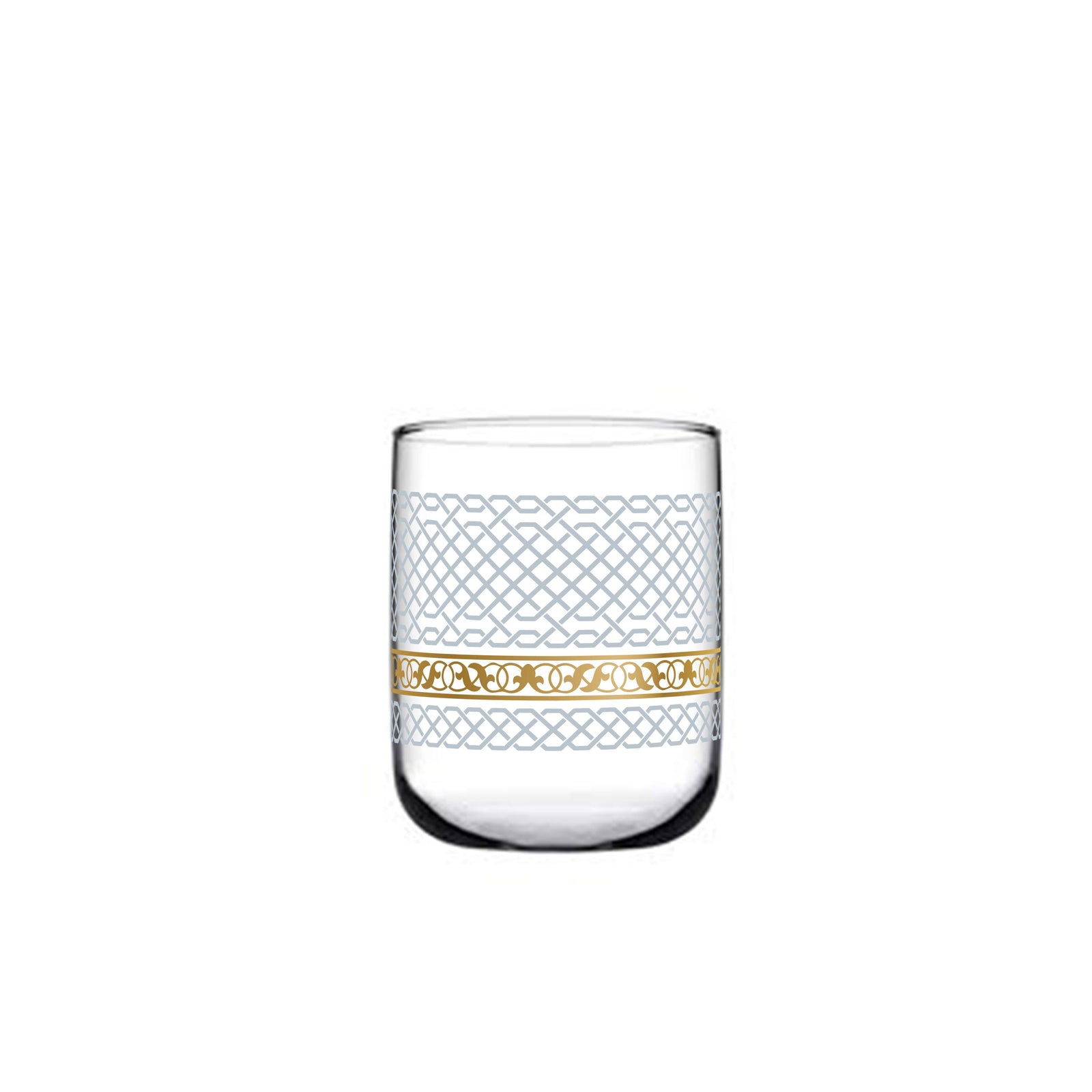 Dimlaj Touch Loop Set of 6pcs Short Tumblers Gold - Premium  from Dimlaj Touch - Just $135! 