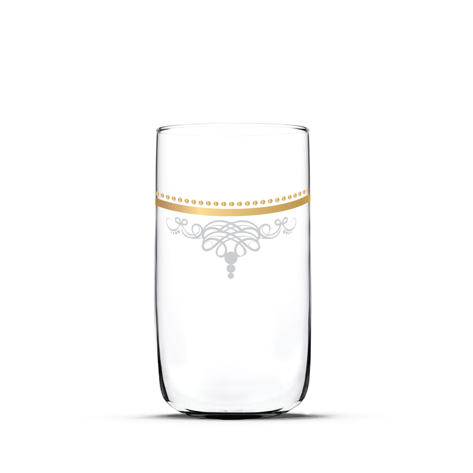 Dimlaj Touch Elixir Set of 6 Pcs Tall Tumblers Gold - Premium Tumblers from Dimlaj Touch - Just $135! 