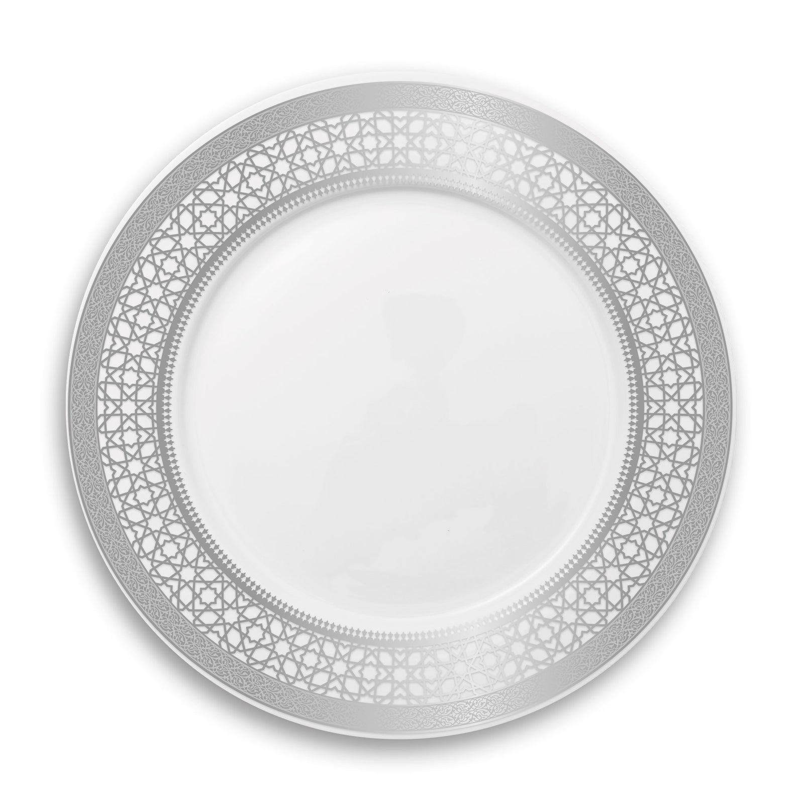 Dimlaj Cordoba Porcelain Flat Plate Platinum - Premium  from Cordoba By Dimlaj - Just $525! 