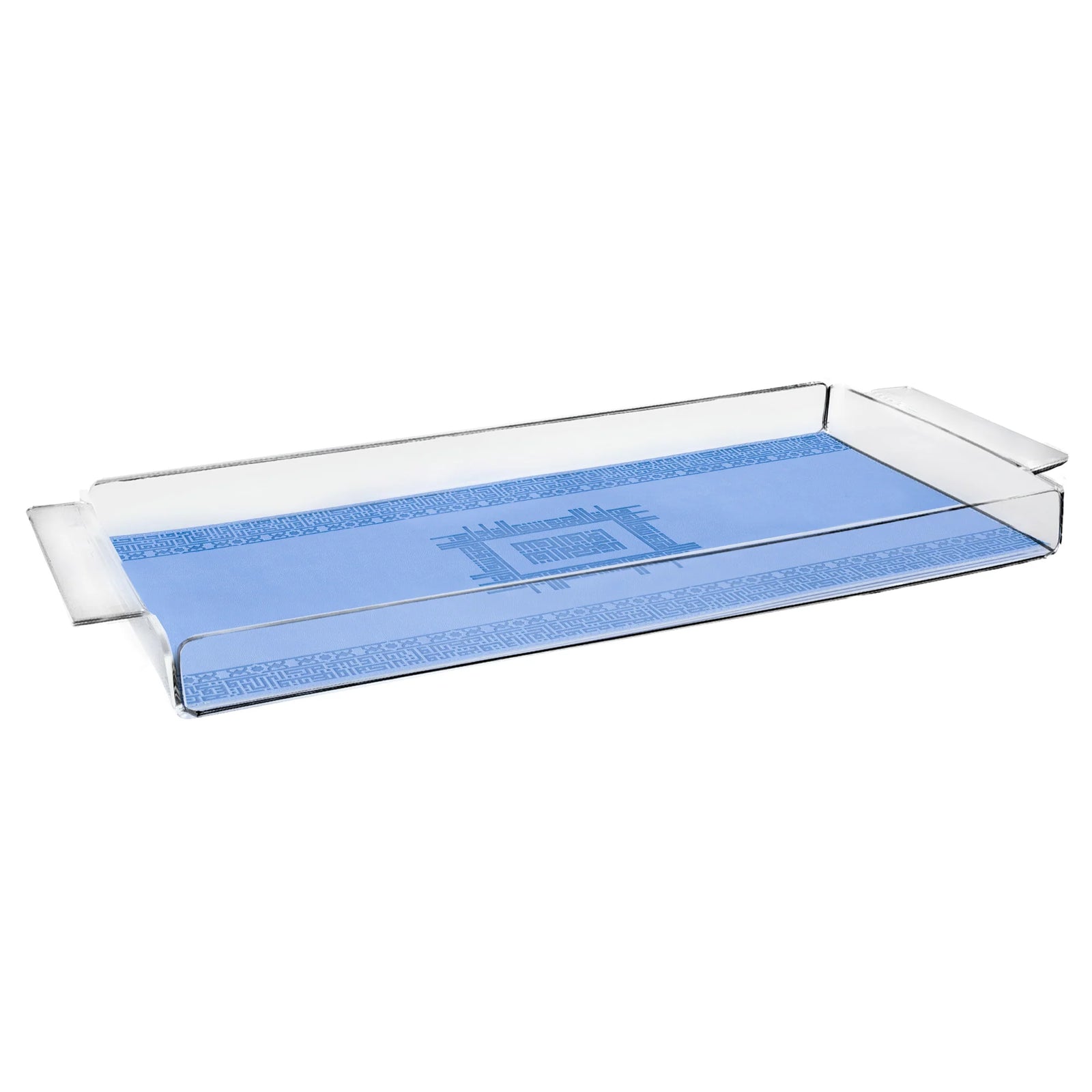Dimlaj Shafa Acrylic Serving Tray Light Blue - Premium  from Shafa By Dimlaj - Just $250! 