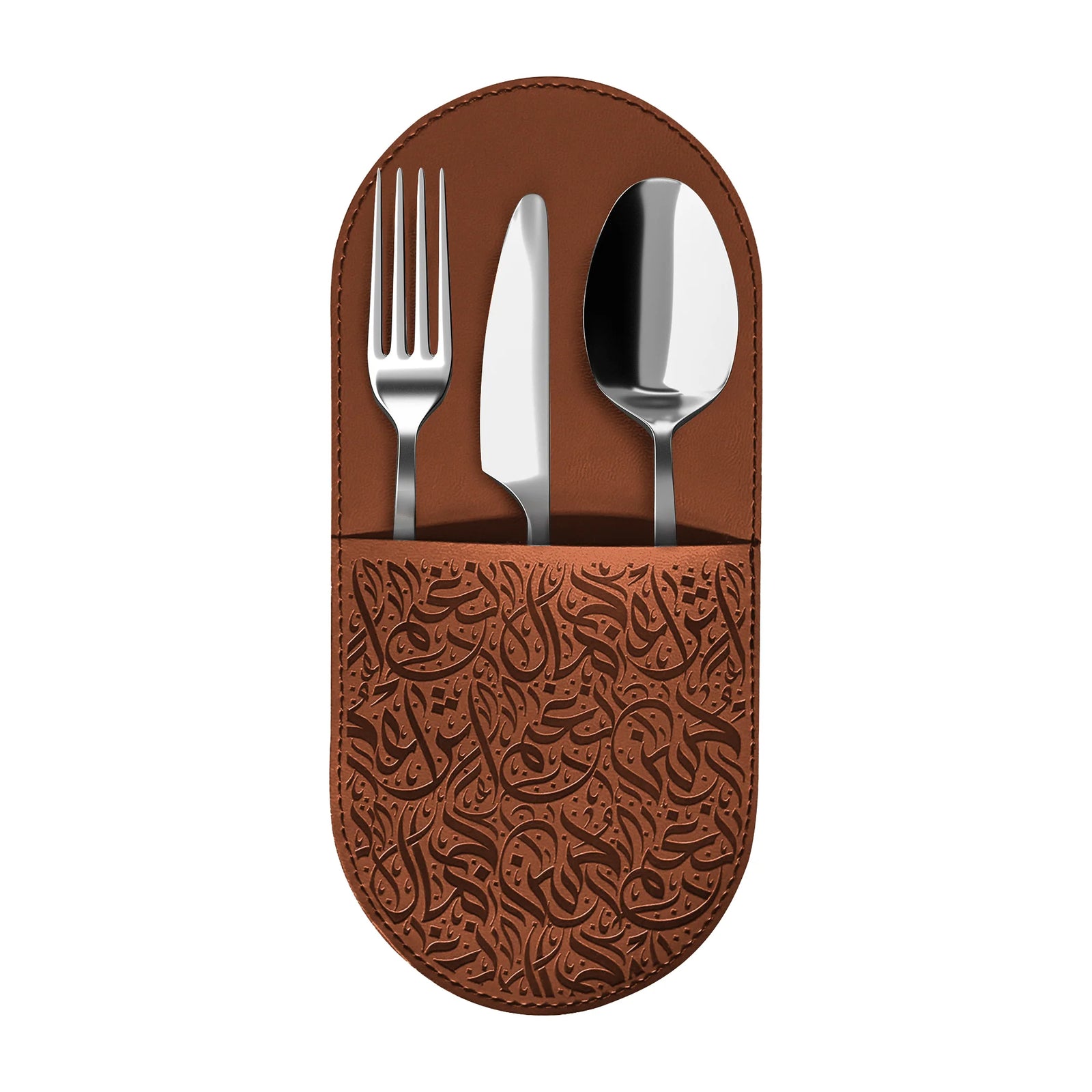 Dimlaj Nagham Set of 18pcs PU Leather Table Accessories Amber - Premium  from Nagham By Dimlaj - Just $375! 