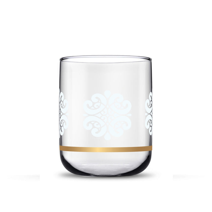 Dimlaj Touch Florid Set of 6 Pcs Short Tumblers Gold - Premium Short Tumblers from Dimlaj Touch - Just $89! 