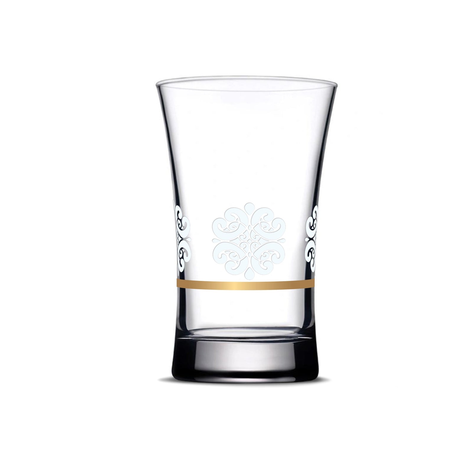Dimlaj Touch Florid Set of 6 Pcs Long Tumblers Gold - Premium Tumblers from Dimlaj Touch - Just $135! 