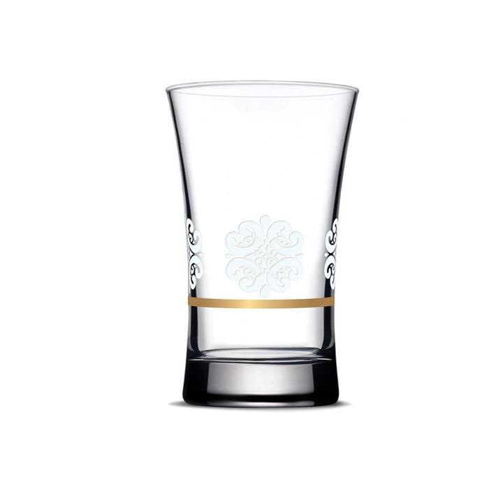 Dimlaj Touch Florid Set of 6 Pcs Long Tumblers Gold - Premium Tumblers from Dimlaj Touch - Just $89! 