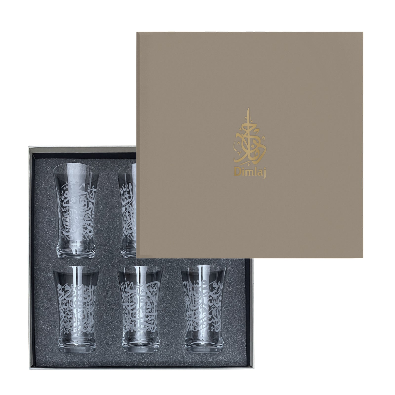 Dimlaj Thuluth Set of 6pcs High Ball Tumblers (Engraved) - Premium  from Thuluth By Dimlaj - Just $650! 