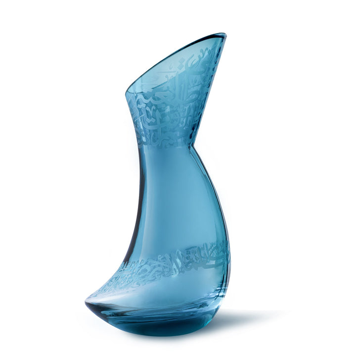 Dimlaj Thuluth Glass Vase (Engraved) - Premium Vases from Thuluth By Dimlaj - Just $1350! 