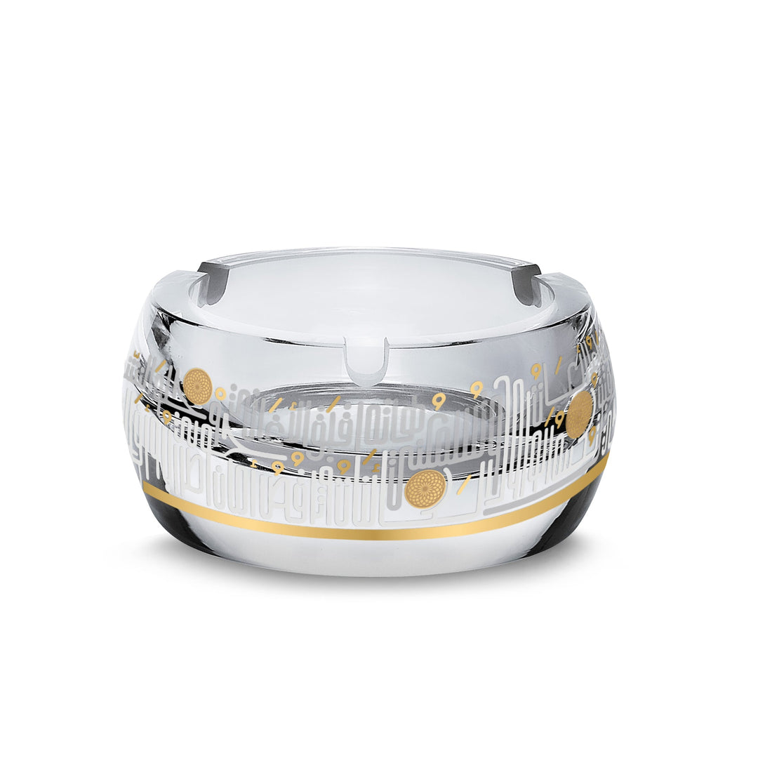 Dimlaj Hayat Glass Ashtray (Gold) - Premium Ashtrays from Hayat By Dimlaj - Just $450! 