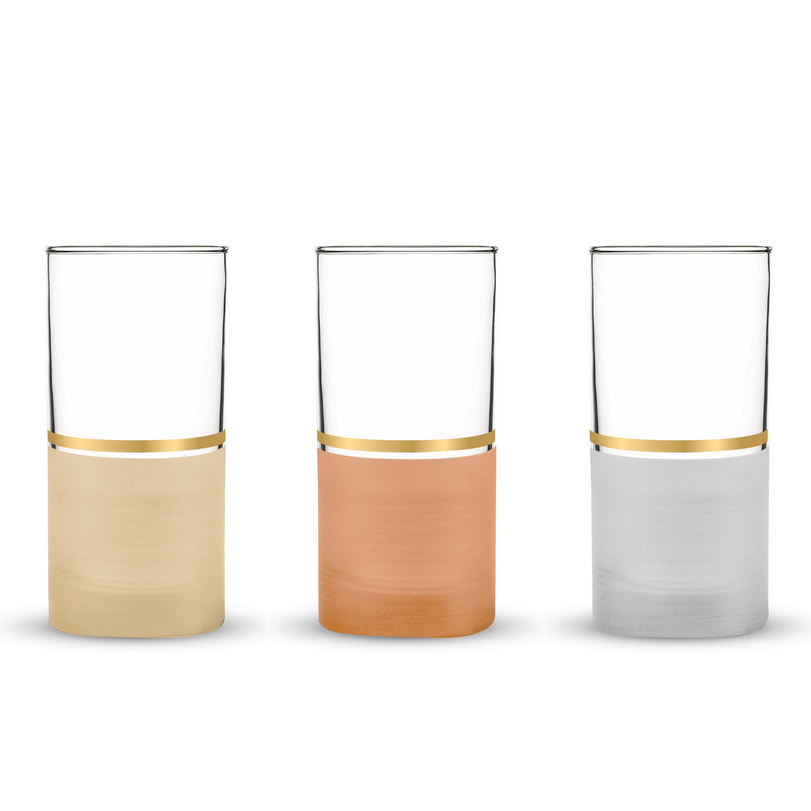 Dimlaj Touch Luminous Set of 6 pcs Glass Long Tumblers - Premium Tumblers from Dimlaj Touch - Just $175! 