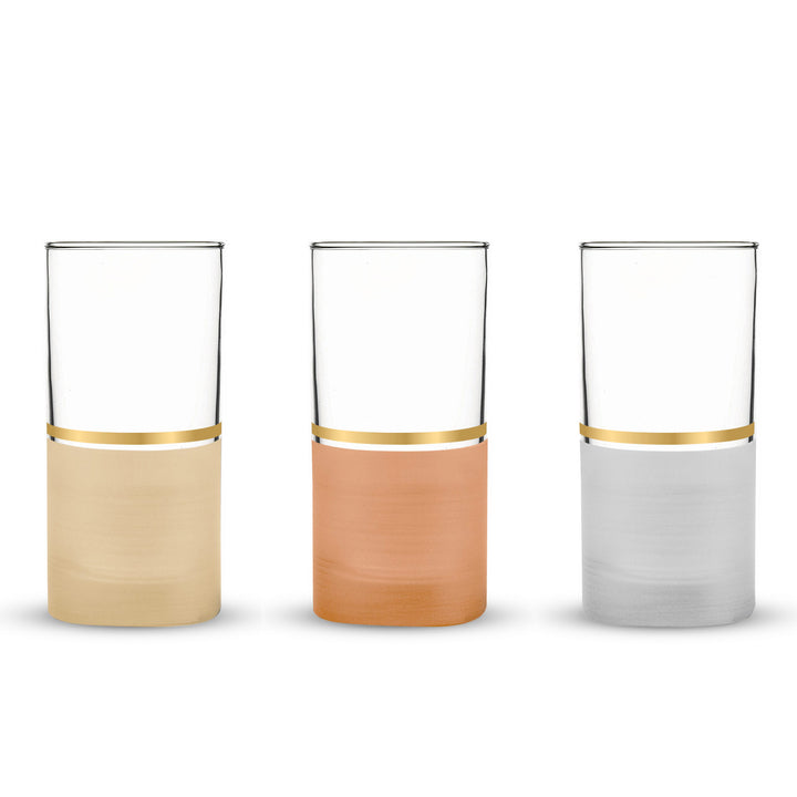 Dimlaj Touch Luminous Set of 6 pcs Glass Long Tumblers - Premium Tumblers from Dimlaj Touch - Just $175! 